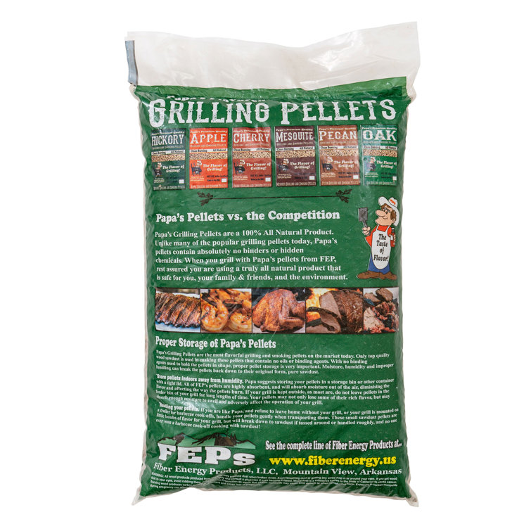 Fiber Energy Products Papa's Premium Quality Grilling Pellets Wayfair